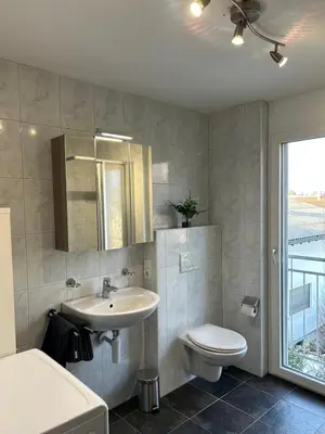 Ein Badezimmer in der Unterkunft Helle, gemütliche 2-Zimmerwohnung in Feldkirch