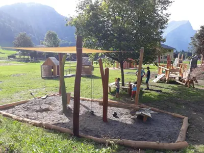 Ein Kinderspielbereich in der Unterkunft Haus Erna Schoppernau