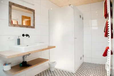 Ein Badezimmer in der Unterkunft Gasthof Adler