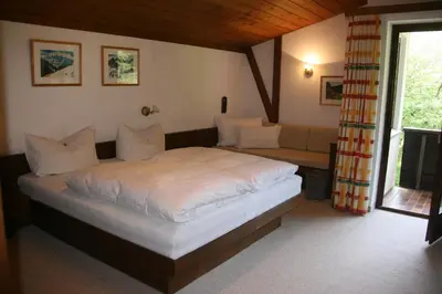 Ein Bett oder Betten in einem Zimmer der Unterkunft Montafon Apartment