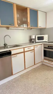Küche/Küchenzeile in der Unterkunft Haus Can