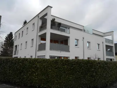 Das Gebäude in dem sich die Ferienwohnung befindet