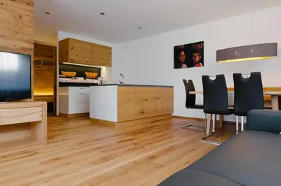 Küche/Küchenzeile in der Unterkunft Kanis Appartements