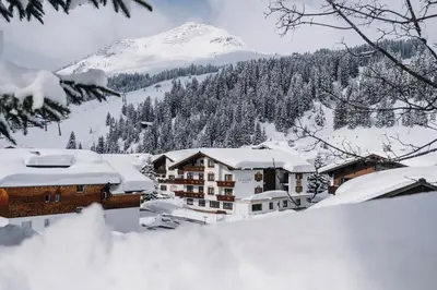 Hotel Garni Lavendel im Winter