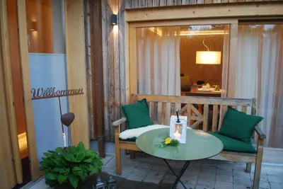 Getränke in der Unterkunft Ferienwohnung Rheintal