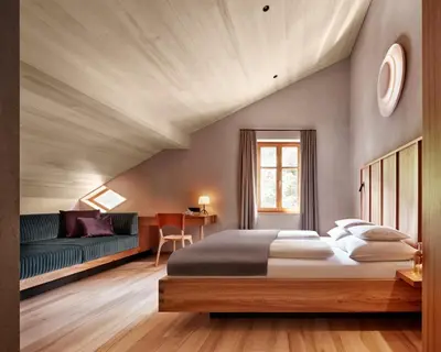 Ein Bett oder Betten in einem Zimmer der Unterkunft Hotel Gasthof Adler