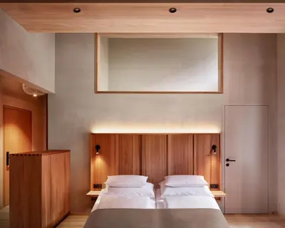 Ein Bett oder Betten in einem Zimmer der Unterkunft Hotel Gasthof Adler