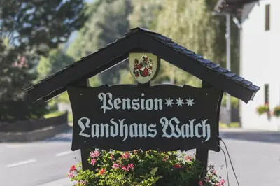 Ein Zertifikat, Auszeichnung, Logo oder anderes Dokument, das in der Unterkunft Walch's Camping & Landhaus ausgestellt ist
