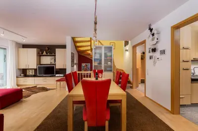 Küche/Küchenzeile in der Unterkunft Haus Röcken