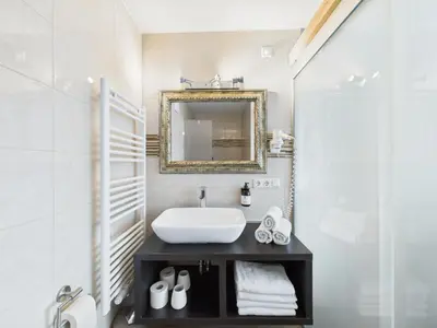 Ein Badezimmer in der Unterkunft S'Matt