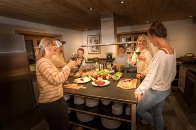 Essen in der Lodge oder in der Nähe