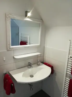 Ein Badezimmer in der Unterkunft „Lebenslust“