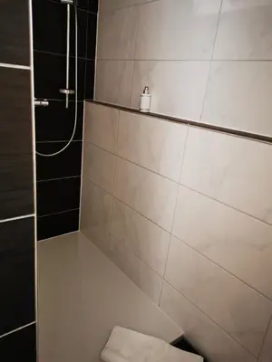 Ein Badezimmer in der Unterkunft Ferienwohnung Panorama