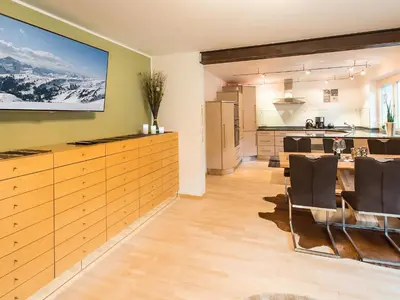 Küche/Küchenzeile in der Unterkunft Ferienwohnung - Bergblick - Vandans