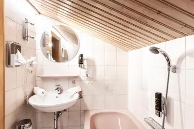 Ein Badezimmer in der Unterkunft Schrannenhof