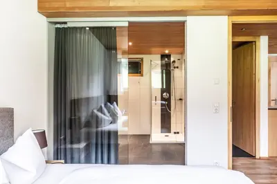 Ein Badezimmer in der Unterkunft Schrannenhof