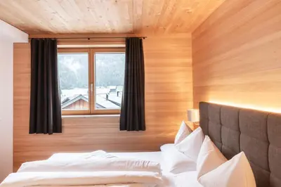Ein Bett oder Betten in einem Zimmer der Unterkunft Schrannenhof