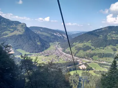 Naturlandschaft in der Nähe des Bauernhofs