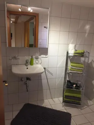 Ein Badezimmer in der Unterkunft Sunnaschi Appartements - Wohnungen oder gesamt als 