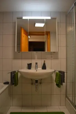 Ein Badezimmer in der Unterkunft Sunnaschi Appartements - Wohnungen oder gesamt als 