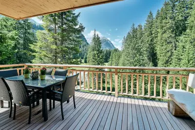 Naturlandschaft in der Nähe des Chalets