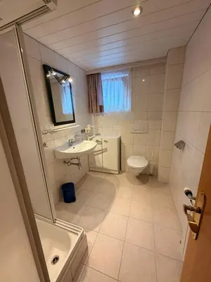 Ein Badezimmer in der Unterkunft Damülser Horn