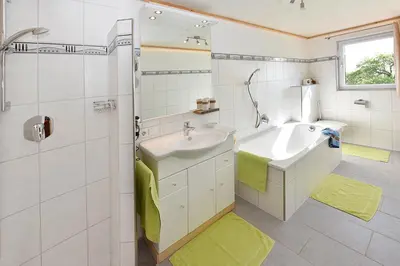 Ein Badezimmer in der Unterkunft Bio-Bauernhof Heidegger