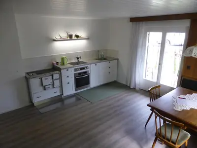 Küche/Küchenzeile in der Unterkunft Ferienwohnung Marte