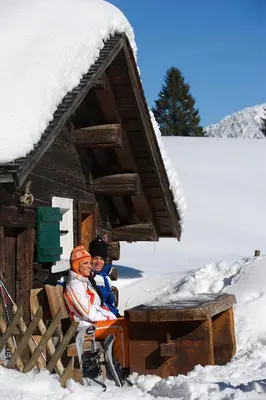 Alm – Chalet Domig im Winter