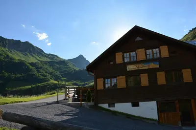 Naturlandschaft in der Nähe des Chalets