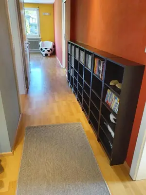 Die Bibliothek in der Ferienwohnung