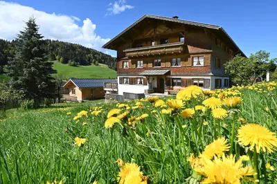 Naturlandschaft in der Nähe des Bauernhofs