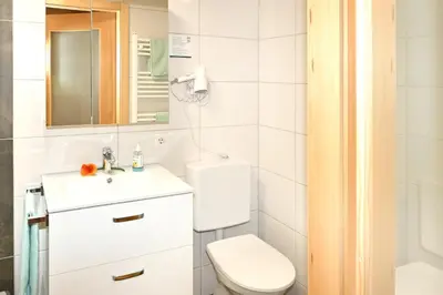 Ein Badezimmer in der Unterkunft Bauernhof Bilgeri