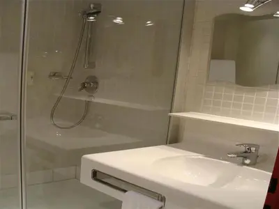 Ein Badezimmer in der Unterkunft Hotel Bischof