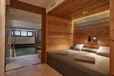 Ein Bett oder Betten in einem Zimmer der Unterkunft Haldenhof