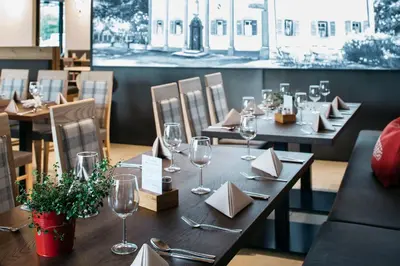 Getränke in der Unterkunft Hotel Gasthof Lamm