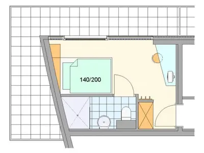 Grundriss der Unterkunft Businesshotel Valerian