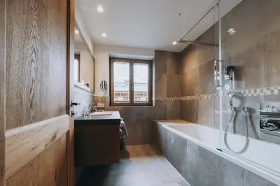 Ein Badezimmer in der Unterkunft Chalet Anna Maria