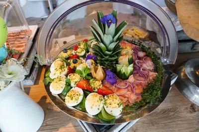 Essen in der Pension oder in der Nähe