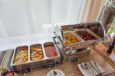 Essen in der Pension oder in der Nähe