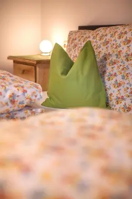 Ein Bett oder Betten in einem Zimmer der Unterkunft Annas Muntafuner Hus