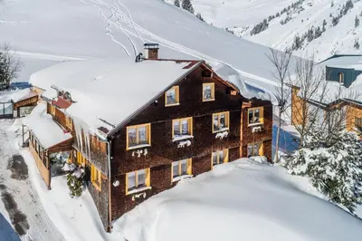 Haus Moosbrugger im Winter