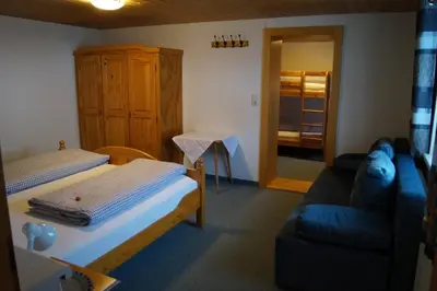 Ein Bett oder Betten in einem Zimmer der Unterkunft Haus Moosbrugger