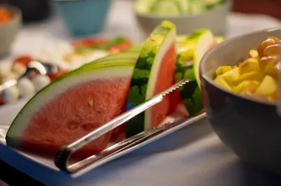 Essen im Hotel oder in der Nähe