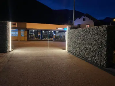Das Gebäude in dem sich die Pension befindet