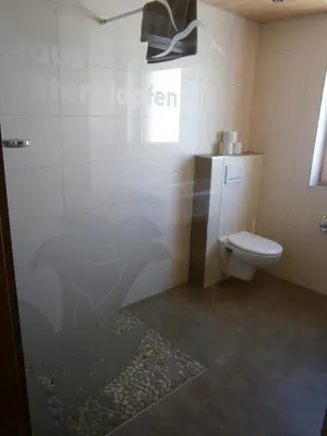 Ein Badezimmer in der Unterkunft Haus Zitterklapfen