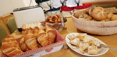 Essen in der Pension oder in der Nähe