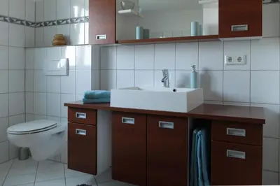 Ein Badezimmer in der Unterkunft Ferienwohnung Elsa