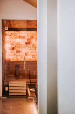 Ein Badezimmer in der Unterkunft Hotel Marvia