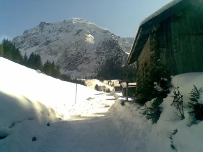 Haus Windegga im Winter